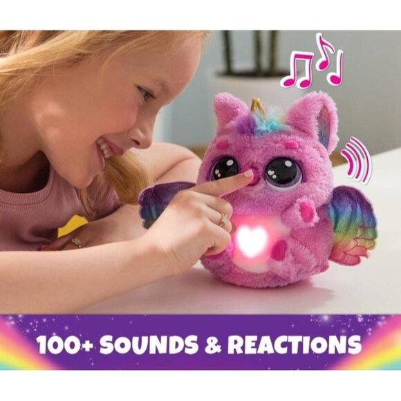 Hatchimal Alive Mystery Hatch Pufficorn Surprise Interactive Toy & Egg w/Mist - Picture 8 of 10